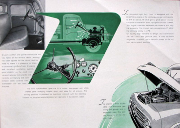 Borgward 60 HP Light Duty Truck Modelprogram 1955 Truckbrochure (10056)